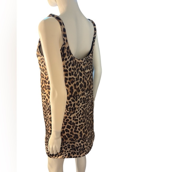 Anthropologie Dhruv Kapoor Leopard Print Bustier Mini Dress Size M MSRP $178 NWT - Picture 4 of 7